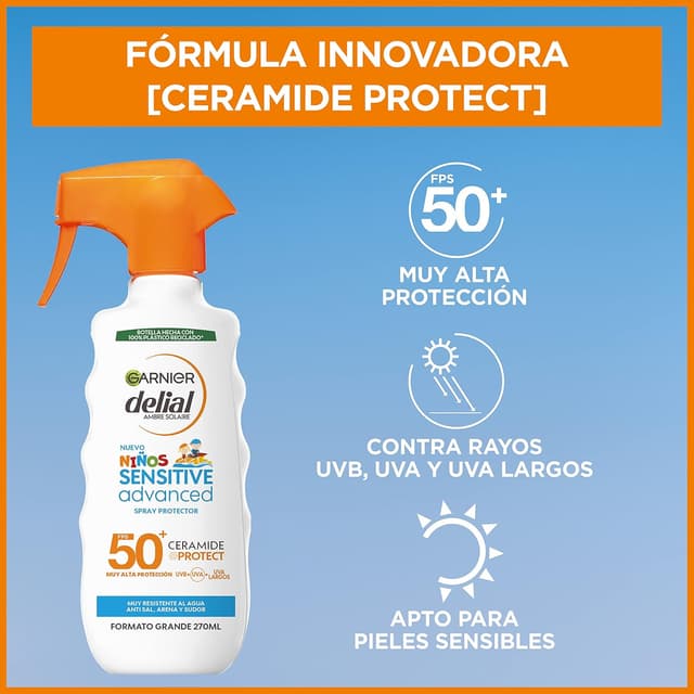 Thumbnail 3 de Garnier Delial Pistola Solar FPS50+ Para Niños, Resistente al Agua ☀