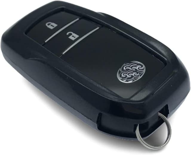 Detalle de Nordecco gloss key case for Mazda 2 Hybrid 2024 smart keyless remote (black)