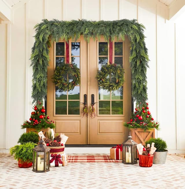 Thumbnail 2 de Fomlily 6Ft Cedar Garland for Mantel ๐