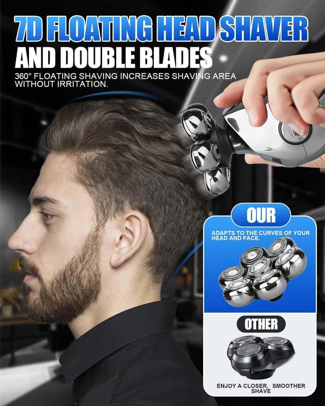 Detalle 2 de Rantizon 7D Skull Shaver 2025 LED