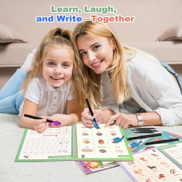 Thumbnail 6 de Magic Grooved Reusable Handwriting Books 26 x 18.5cm