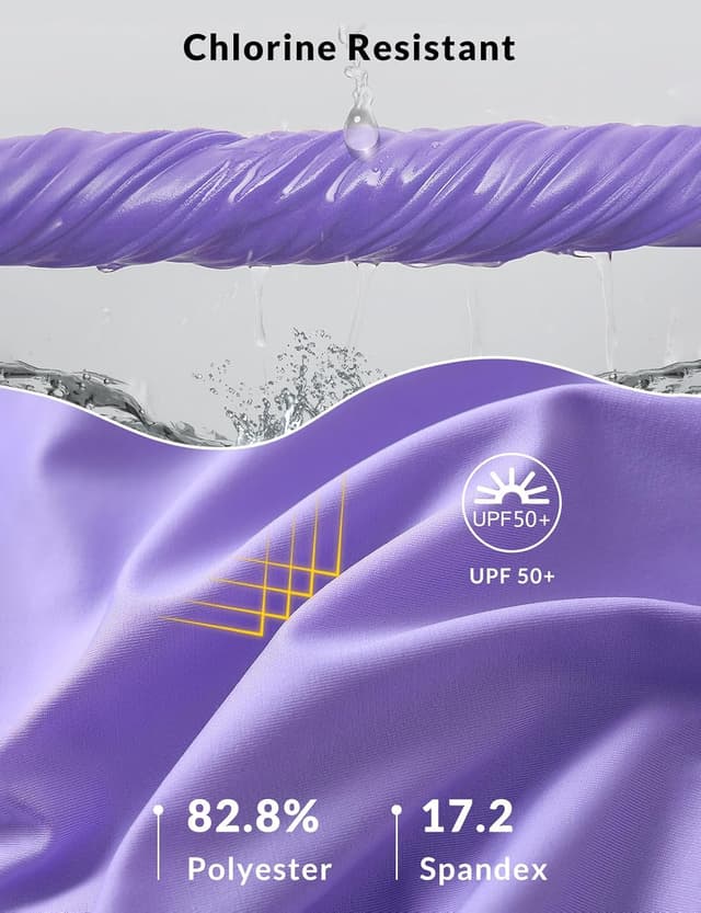 Thumbnail 5 de baleaf Women's 17" High-Waisted Swim Skirt Tummy Control