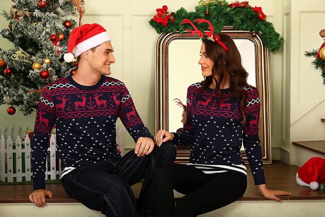 Thumbnail 5 de Litherday Weihnachtspullover Rentier 1 Stück 🎄