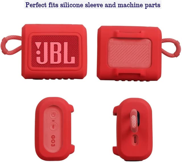 Detalle de Hermitshell Silikonhülle für JBL GO 4/GO 3 Lautsprecher