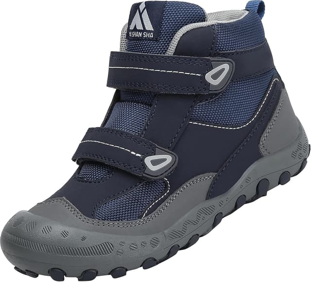 Detalle de Mishansha Kinder Wanderschuhe rutschfest – leichte Trekking-Wanderstiefel für Jungen & Mädchen (Gr. 24–38)