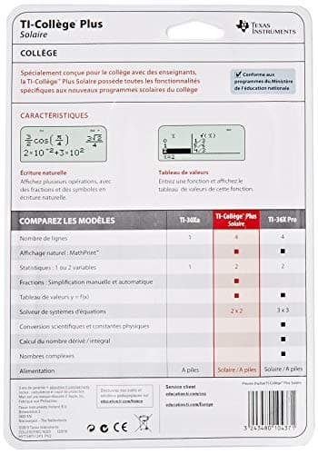 Detalle 2 de Texas Instruments TI College Plus calculadora científica
