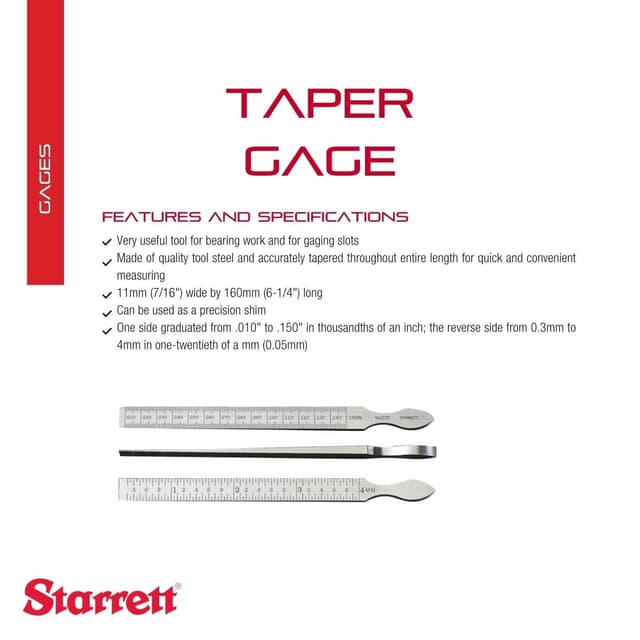 Detalle 2 de CALIBRADOR AHUSADO STARRETT