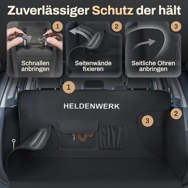 Thumbnail 3 de HELDENWERK Kofferraumschutz Hund
