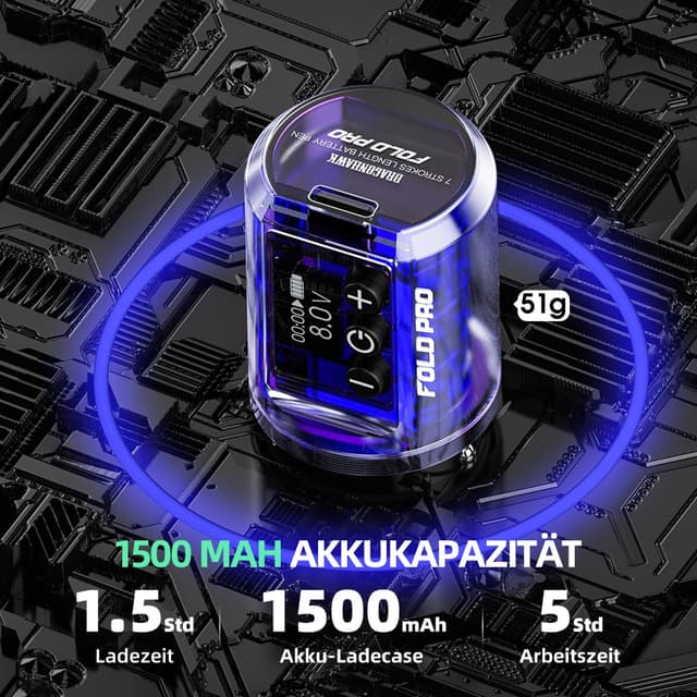 Thumbnail 5 de Dragonhawk Fold Pro Kabellose Tattoo Maschine