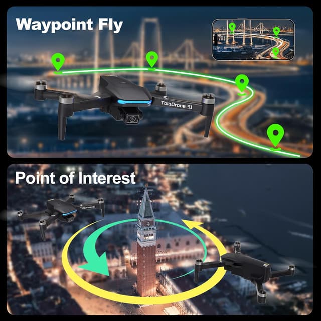 Thumbnail 5 de Toladrone TD31GPS Caméra 4K UHD