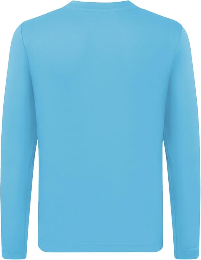 Detalle de Kids UPF 50+ Dry Fit Neon Long Sleeve Rash Guard T-Shirt (3T–Youth) — QBK