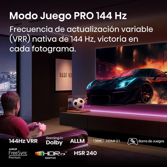 Detalle 2 de Hisense 85E7Q Pro TV QLED 4K UHD