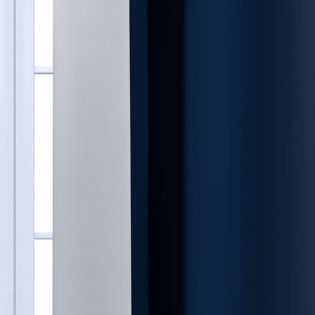 Thumbnail 6 de Yakamok Blue and Greyish White Ombre Blackout Curtains (2 Panels, 52x84 Inch)