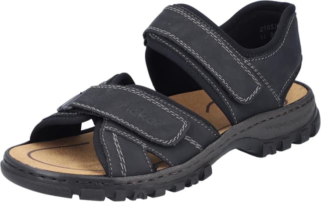 Detalle de Rieker Herren Sandalette braun