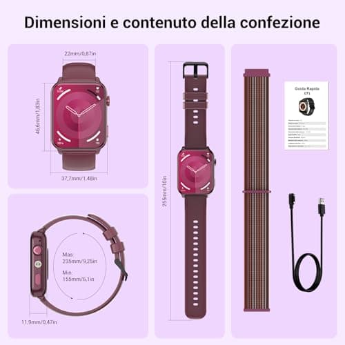 Thumbnail 6 de Baolubao Reloj Inteligente Mujer 1.91" con linterna LED, llamadas Bluetooth y 2 correas (IP68)