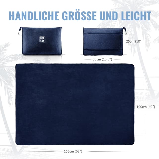 Thumbnail 6 de BOACAY Reisedecke Weiche & Warme 100x160