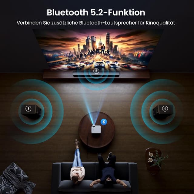 Thumbnail 6 de HAPPRUN 510G Beamer 1000 Lumen 📽