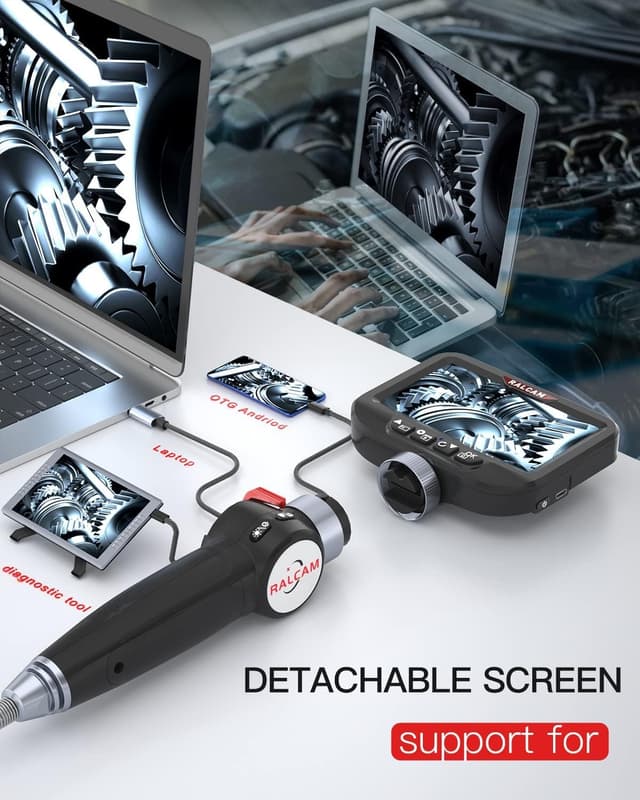 Thumbnail 4 de Ralcam Caméra Endoscope 4,3" HD 1080P 1m