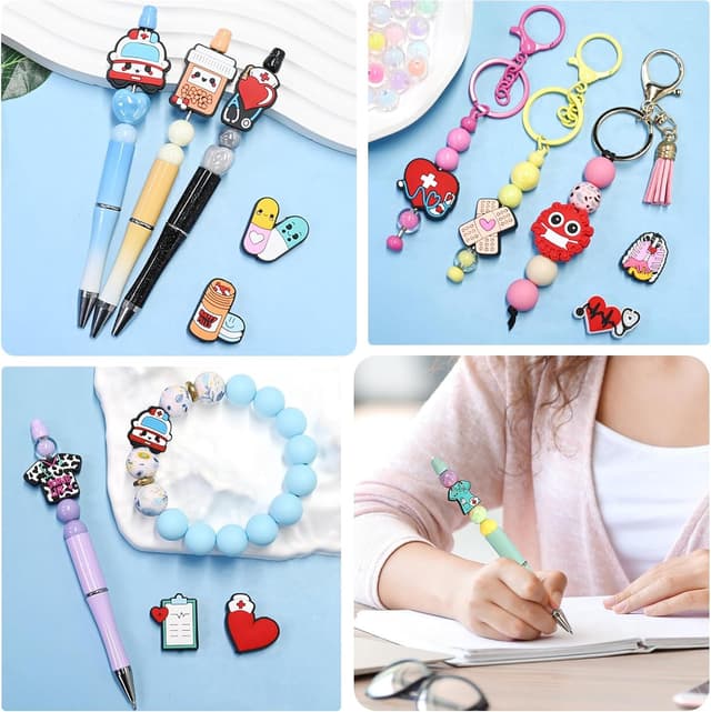 Thumbnail 3 de Ibuclein 25 Silicone Focal Beads for DIY Jewelry