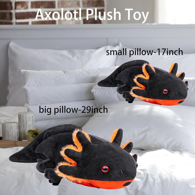 Detalle de lilizzhoumax Axolotl plush toy 44cm squish