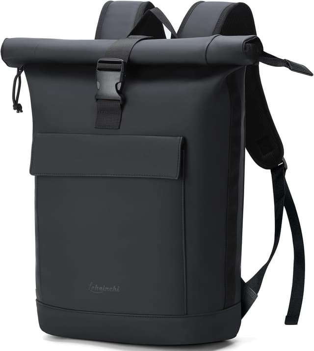 Detalle de Lekeinchi rolltop laptop backpack 19 inch