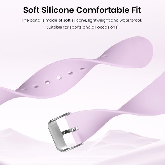 Detalle 1 de AOOSU Damenuhr Silikonband Analog Quarz