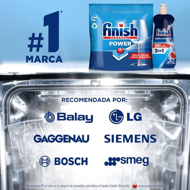 Thumbnail 5 de Finish Powerball Power All in 1 - Pack 110 Pastillas