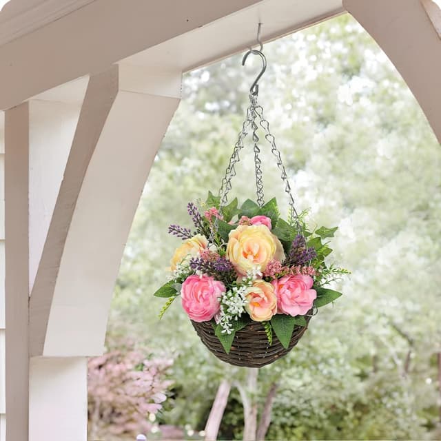 Thumbnail 3 de Arborus Kunstblumen Hängend 45 cm