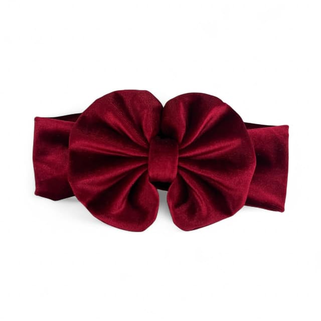 Thumbnail 1 de Samt Haarband Baby Mädchen mit Schleife Petrolgrün