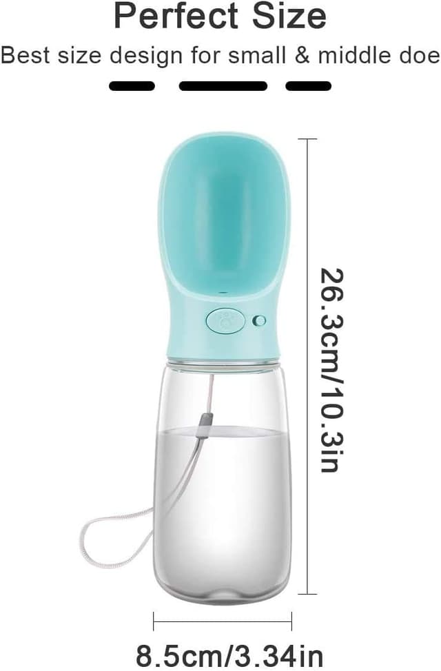 Detalle 2 de COTOP Hundetrinkflasche 550 ml für unterwegs