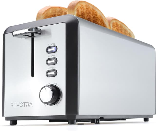 Imagen de 4 Slice Long Slot Toaster 1.5" Slots 🍞 en OfertitasTOP