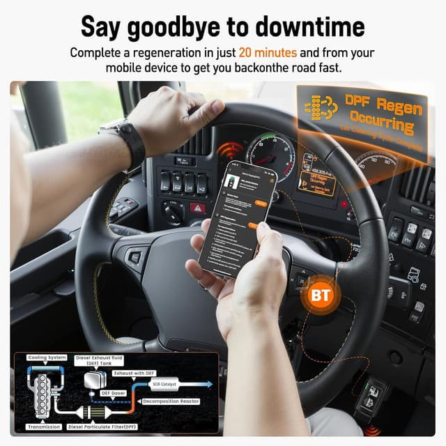 Detalle 2 de ANCEL HD110 Heavy Duty Truck Scanner with DPF Regen