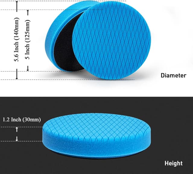 Detalle de Autolock 5 in buffing pads kit 6 pcs