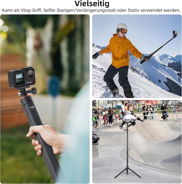 Detalle de TP-22 Osmo Action Selfie Stick Stativ 136 cm