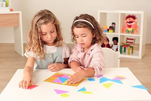 Detalle 2 de Miniland Set 4 Tangram para mesa de luz 🎲