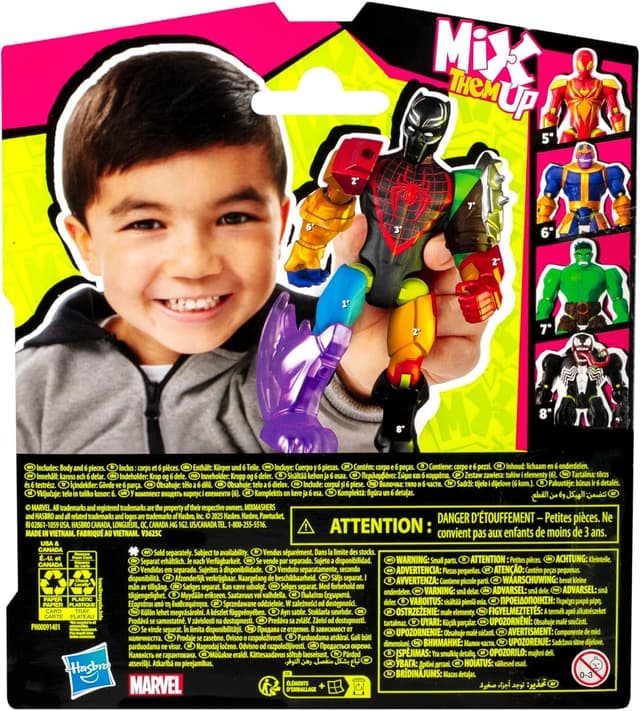 Thumbnail 13 de Avengers MixMashers Marvel Black Panther Figura de Acción 🐾