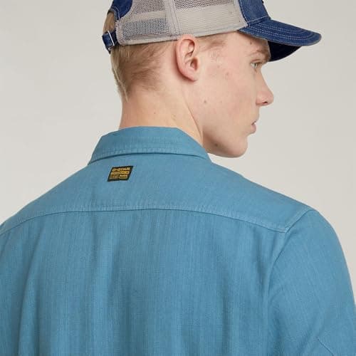 Thumbnail 4 de G-STAR Marine Slim Short Sleeve Shirt S camiseta 1️⃣