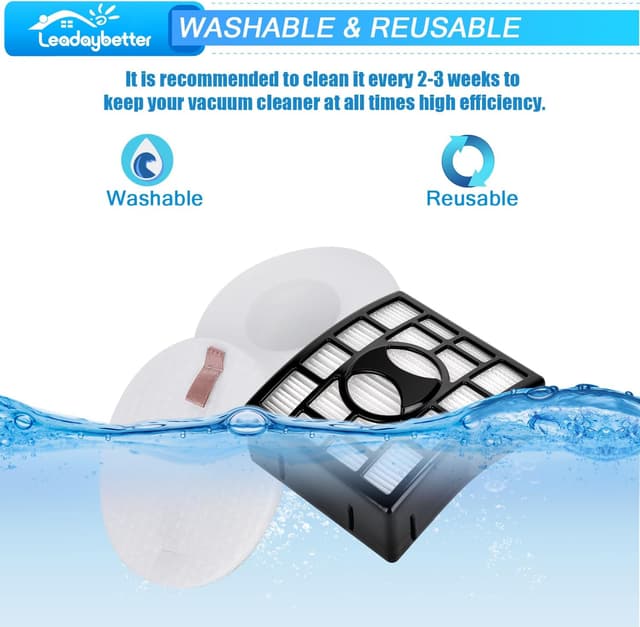 Detalle 2 de Leadaybetter NV801ukt HEPA filter replacement for Shark Rotator Powered Lift-Away vacuum