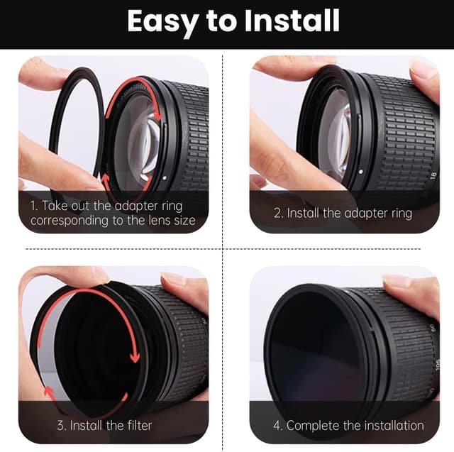 Thumbnail 3 de Metall Step-Down Ring 46mm auf 43mm