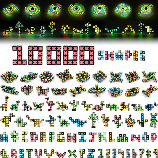 Detalle de TOSY Fidget Spinner Glow 16 pièces ⚙