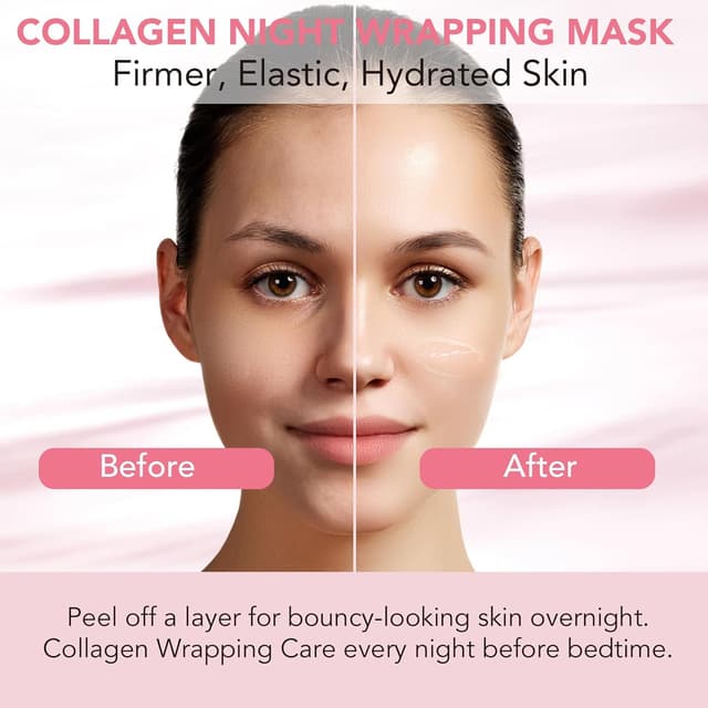 Detalle 2 de Maschera Collagene Viso Collagen Night Wrapping Mask
