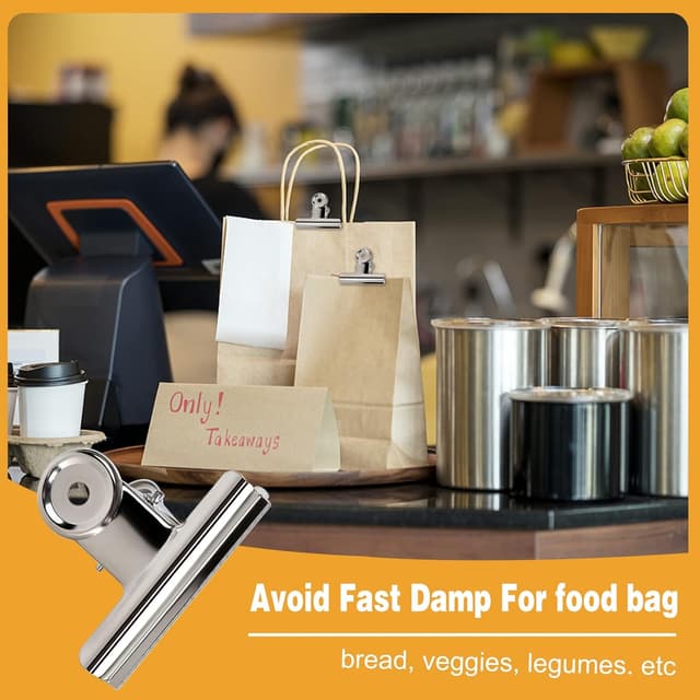 Detalle 1 de GUOKOFF Bulldogge Clip 75 mm, 6er-Set