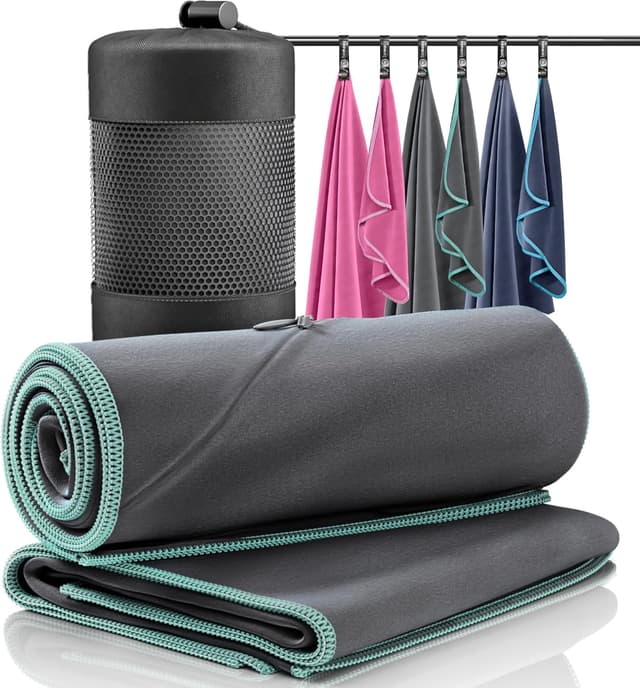 Thumbnail 6 de BeMaxx Microfibre Towel Set 2pc 285g