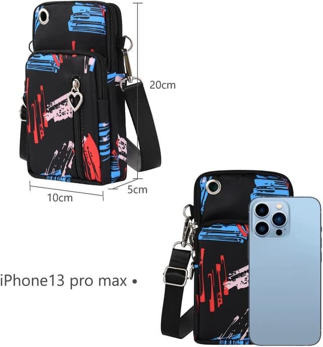 Detalle 2 de Aucuu Handytasche zum Umhängen für Damen – Mini Crossbody für Smartphones unter 7 Zoll