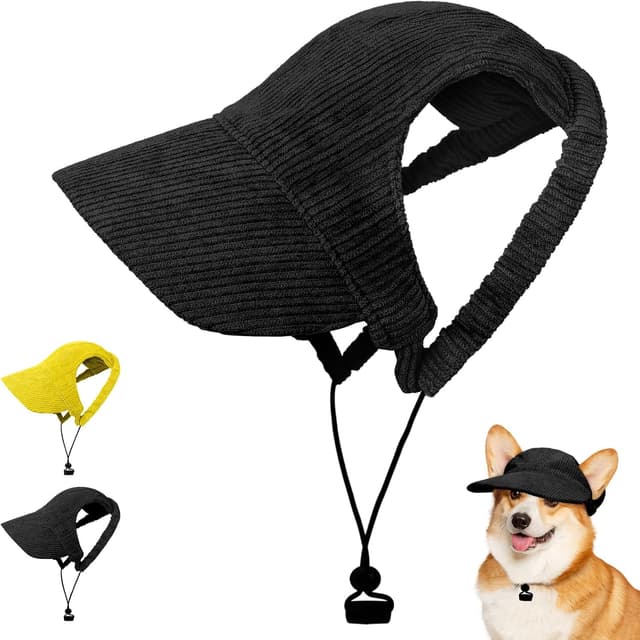 Imagen de OFFCUP Gorra de béisbol para perros S negra en OfertitasTOP