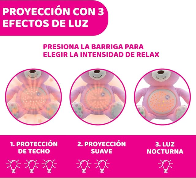 Thumbnail 3 de Chicco Baby Bear Oso Proyector de Sueños y Luces 🌙