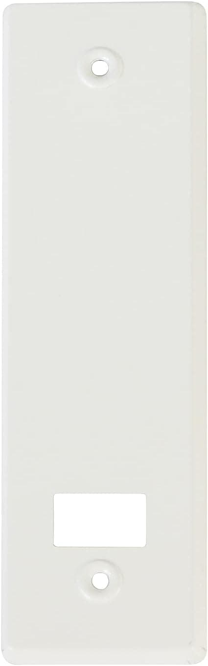 Detalle de Amig coperchio in alluminio bianco per raccoglitore persiane (22,2 × 6,5 cm) con distanza viti 17 cm