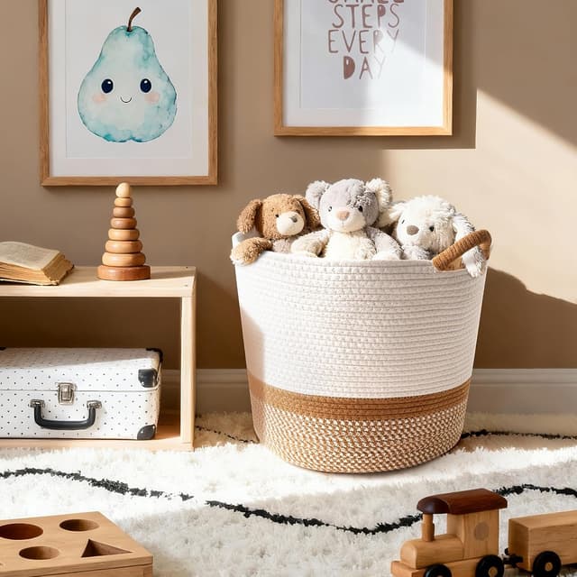 Thumbnail 6 de Purecas Wäschekorb 36 x 40 cm Baumwollseil