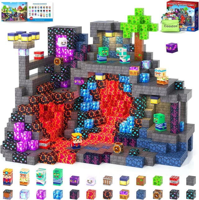 Detalle de Coodoo Magnetic Blocks STEM Set for Ages 3+ 🧩