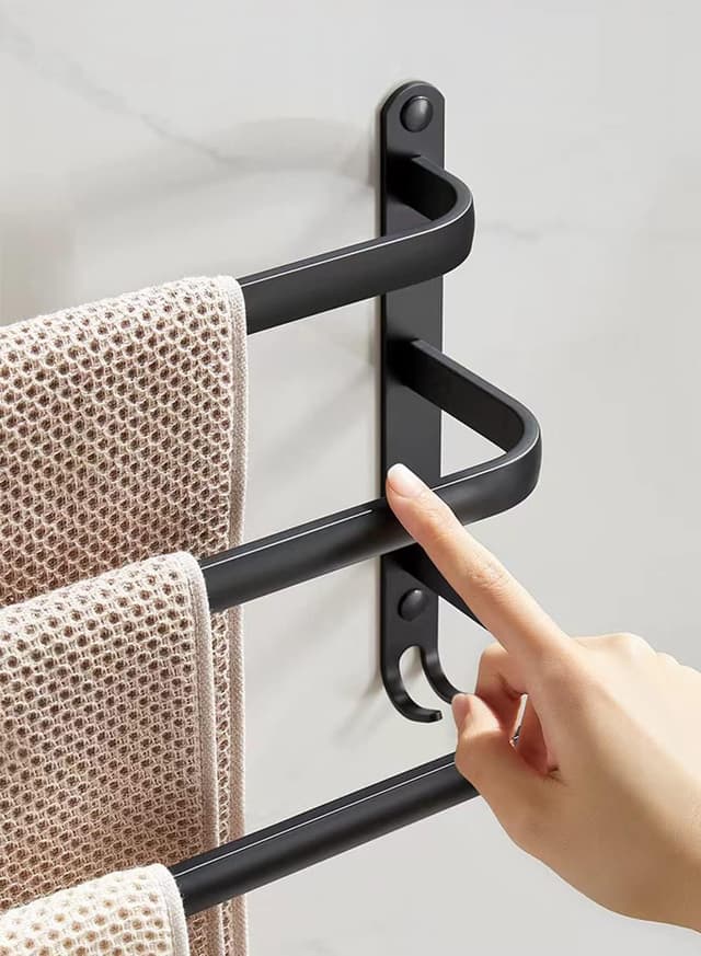 Thumbnail 4 de 60CM Handtuchhalter Ohne Bohren 60 x 14,5 cm